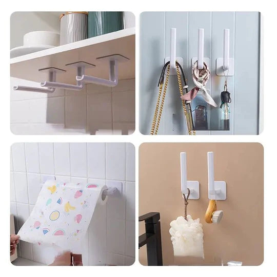 Colgador en L adhesivo