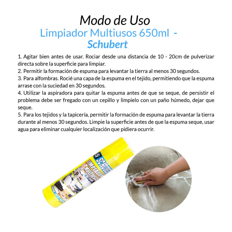 Limpiador Multiusos 650ml – Schubert